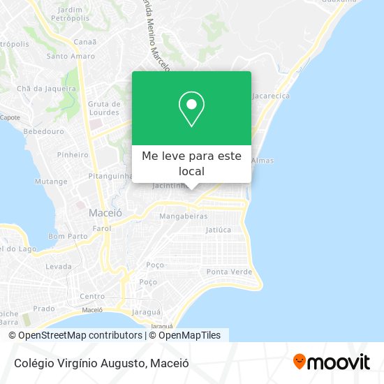 Colégio Virgínio Augusto mapa