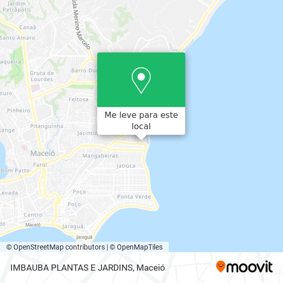 IMBAUBA PLANTAS E JARDINS mapa