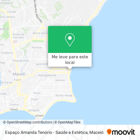 Espaço Amanda Tenório - Saúde e Estética mapa