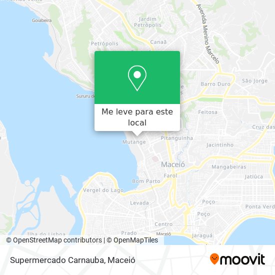 Supermercado Carnauba mapa