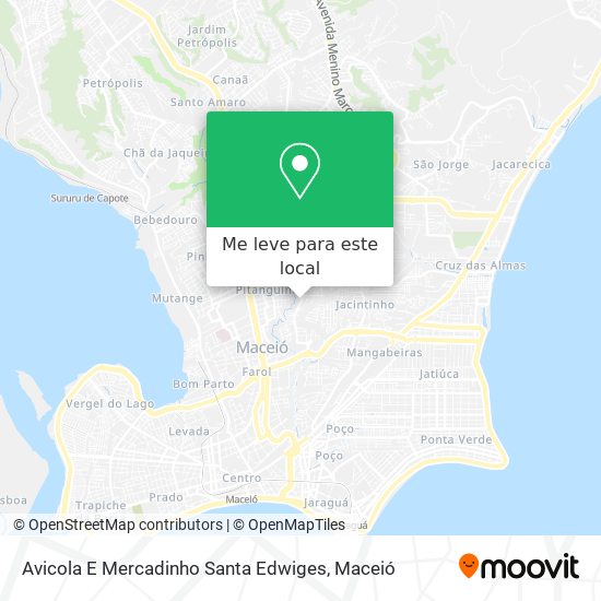 Avicola E Mercadinho Santa Edwiges mapa