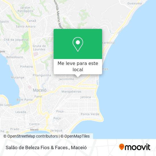 Salão de Beleza Fios & Faces. mapa