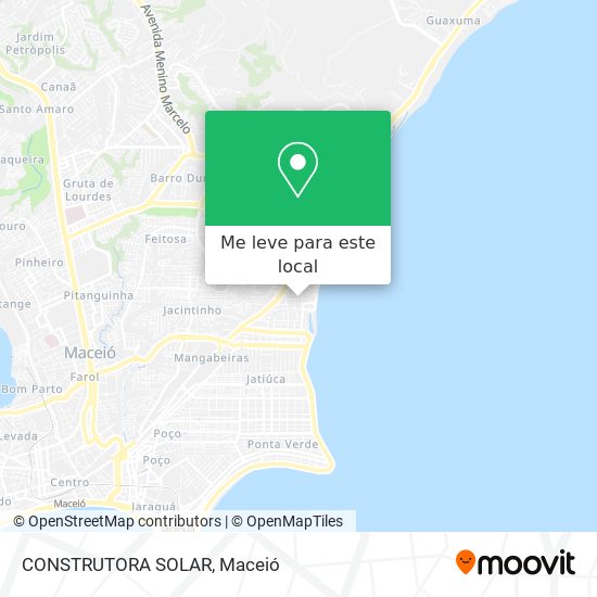 CONSTRUTORA SOLAR mapa