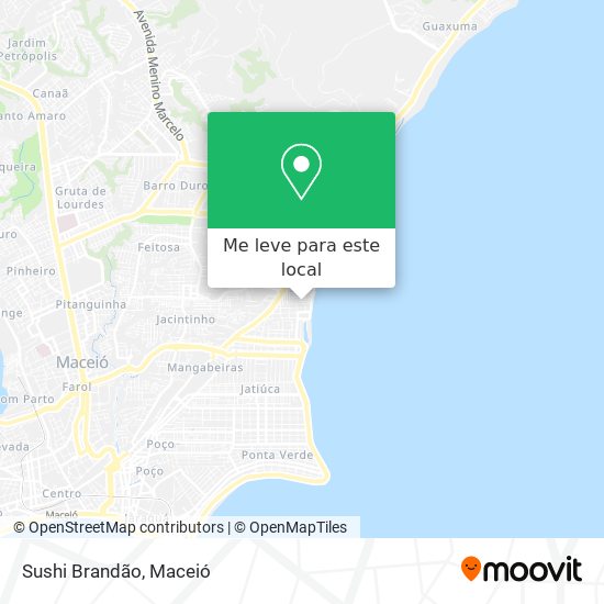 Sushi Brandão mapa