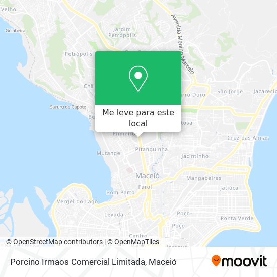 Porcino Irmaos Comercial Limitada mapa