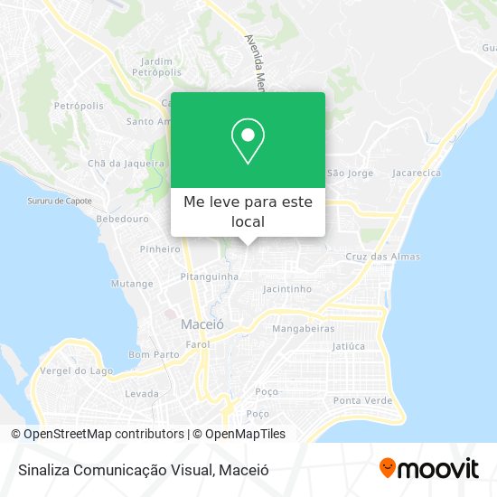 Sinaliza Comunicação Visual mapa