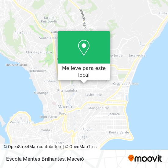 Escola Mentes Brilhantes mapa
