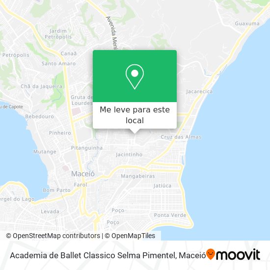 Academia de Ballet Classico Selma Pimentel mapa