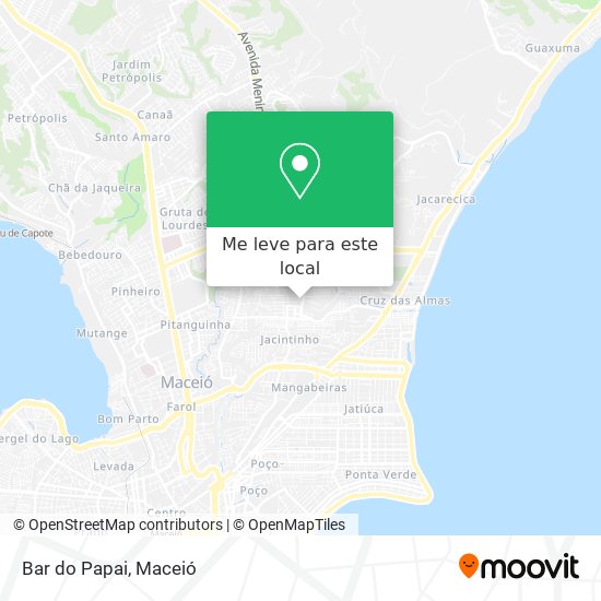 Bar do Papai mapa