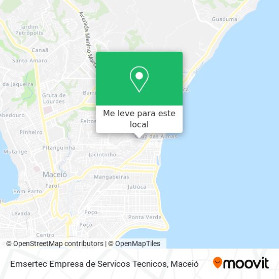 Emsertec Empresa de Servicos Tecnicos mapa