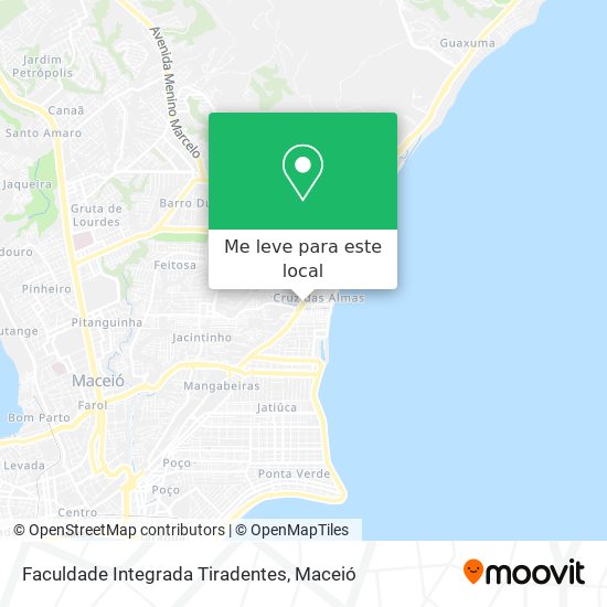 Faculdade Integrada Tiradentes mapa