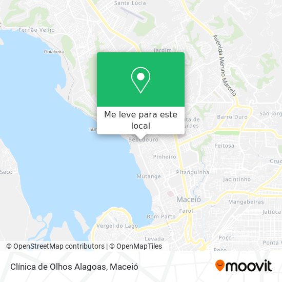 Clínica de Olhos Alagoas mapa