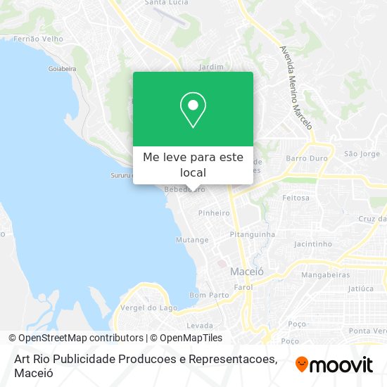 Art Rio Publicidade Producoes e Representacoes mapa