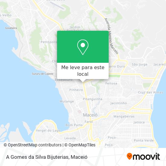 A Gomes da Silva Bijuterias mapa