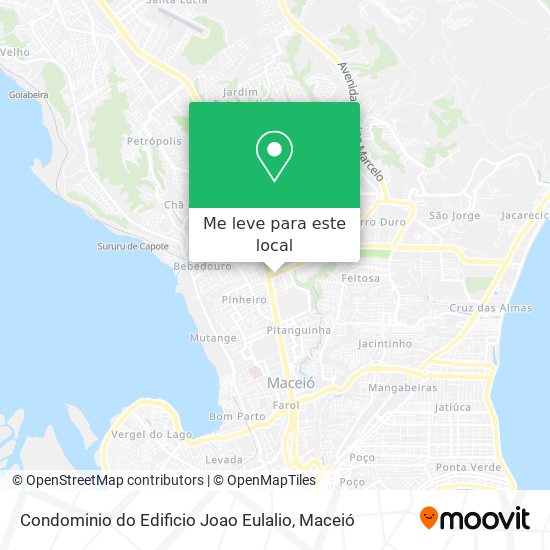 Condominio do Edificio Joao Eulalio mapa