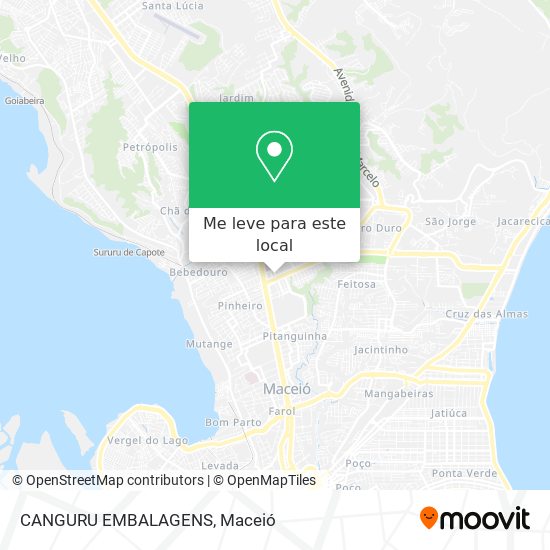 CANGURU EMBALAGENS mapa