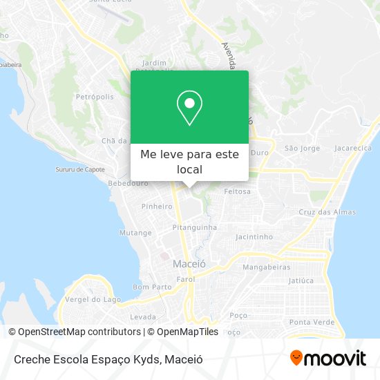 Creche Escola Espaço Kyds mapa
