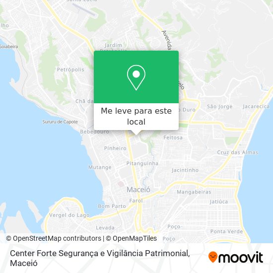 Center Forte Segurança e Vigilância Patrimonial mapa