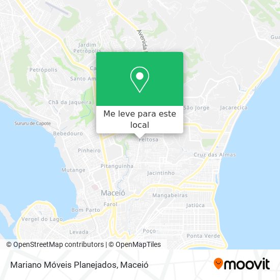 Mariano Móveis Planejados mapa