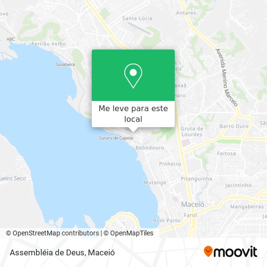 Assembléia de Deus mapa