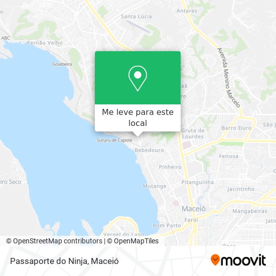 Passaporte do Ninja mapa