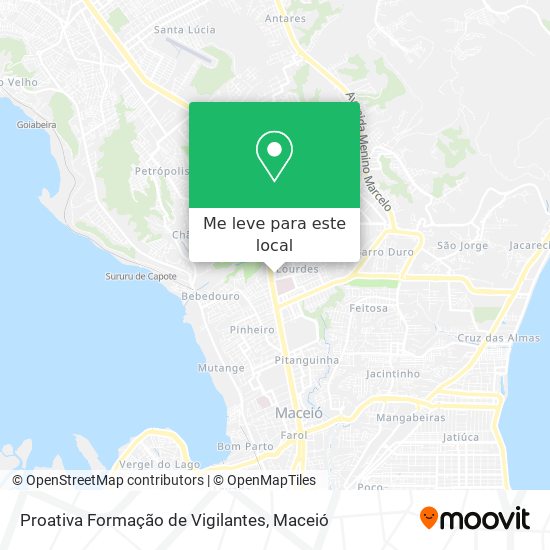 Proativa Formação de Vigilantes mapa