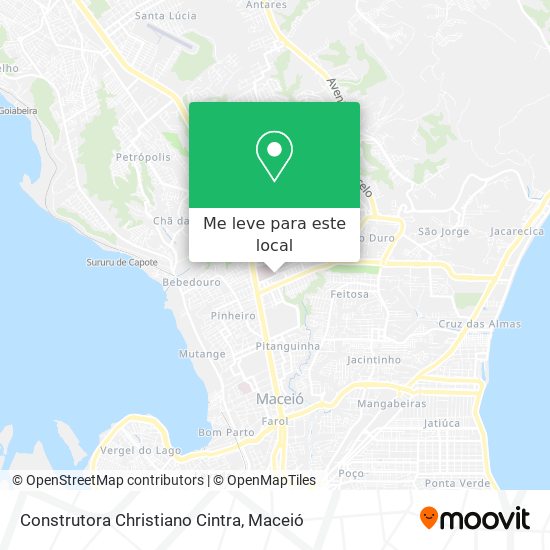 Construtora Christiano Cintra mapa