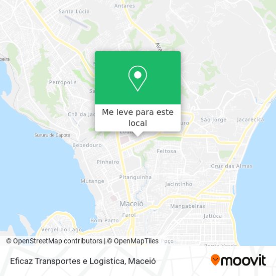 Eficaz Transportes e Logistica mapa