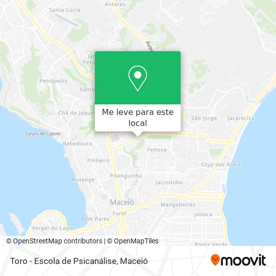 Toro - Escola de Psicanálise mapa