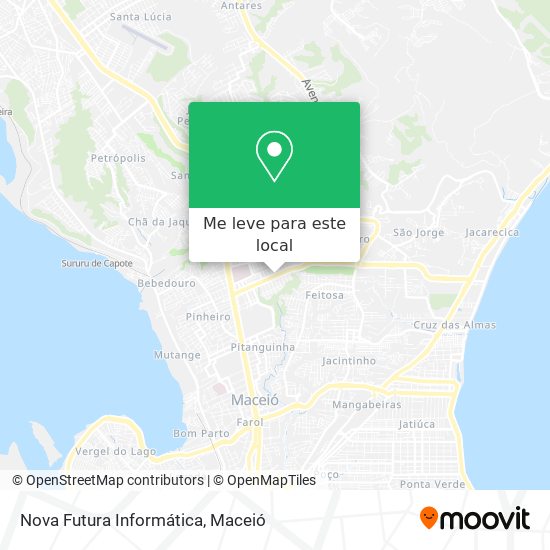 Nova Futura Informática mapa