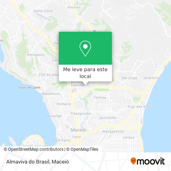 Almaviva do Brasil mapa