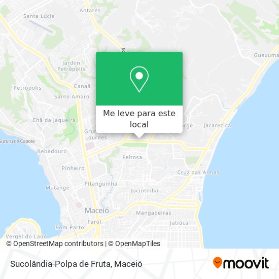 Sucolândia-Polpa de Fruta mapa