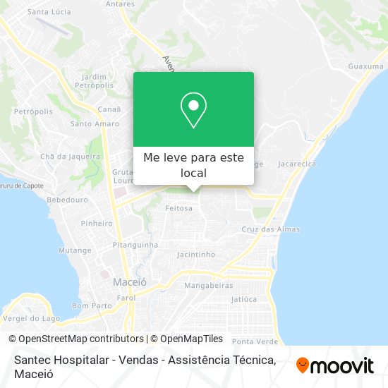 Santec Hospitalar - Vendas - Assistência Técnica mapa