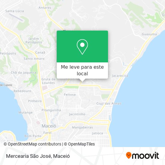 Mercearia São José mapa