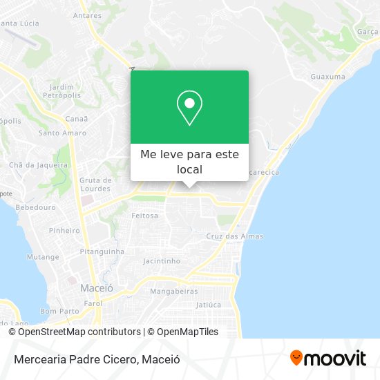 Mercearia Padre Cicero mapa