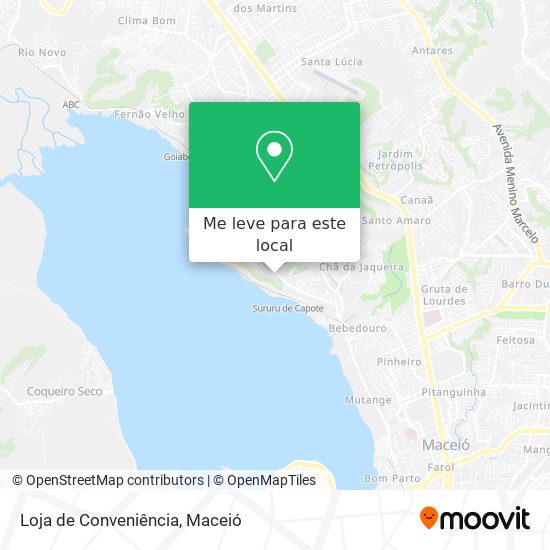 Loja de Conveniência mapa