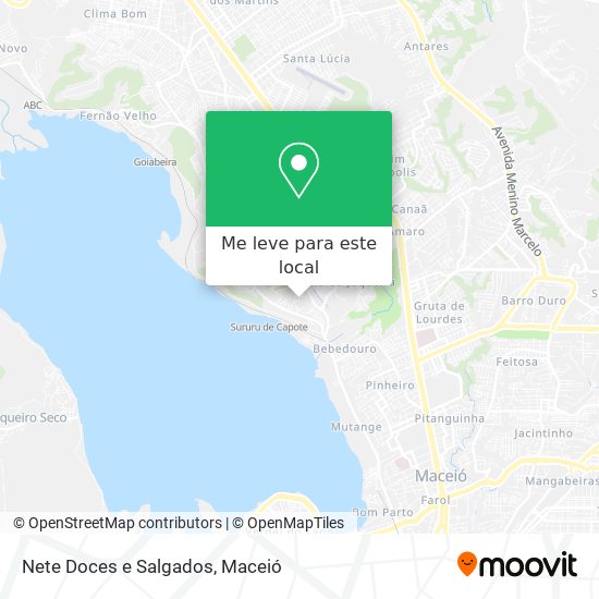 Nete Doces e Salgados mapa