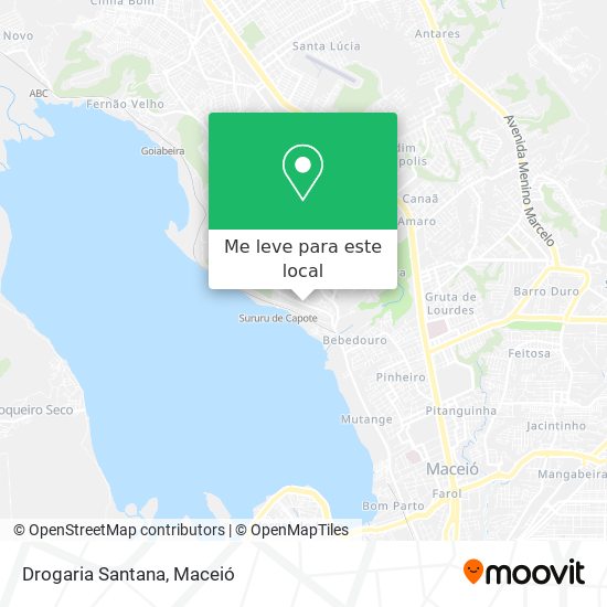 Drogaria Santana mapa