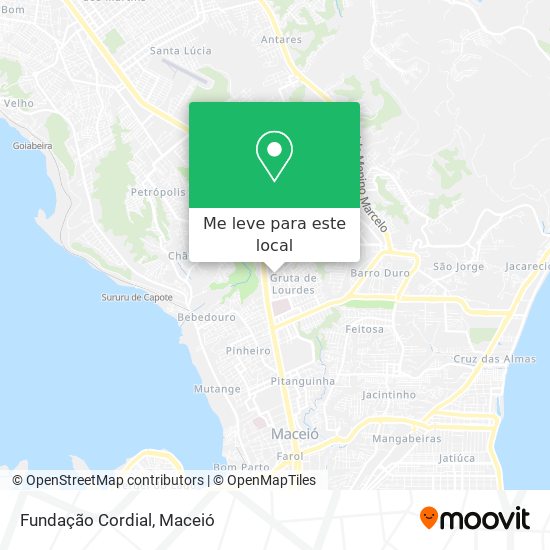 Fundação Cordial mapa