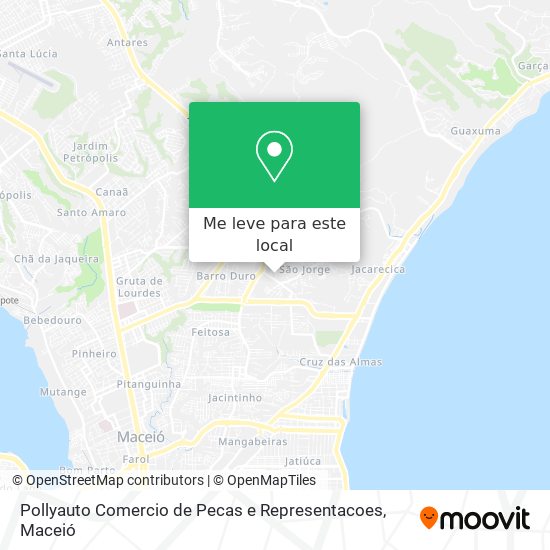 Pollyauto Comercio de Pecas e Representacoes mapa