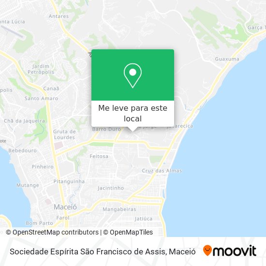 Sociedade Espírita São Francisco de Assis mapa