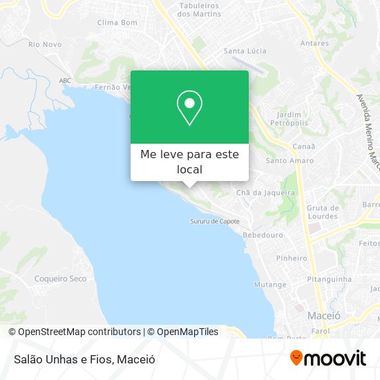 Salão Unhas e Fios mapa