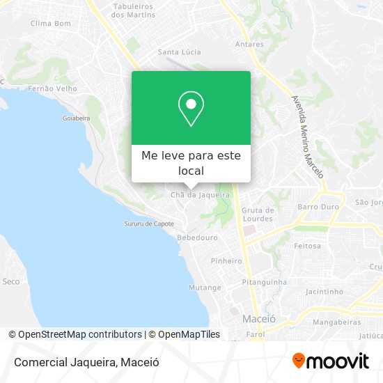 Comercial Jaqueira mapa