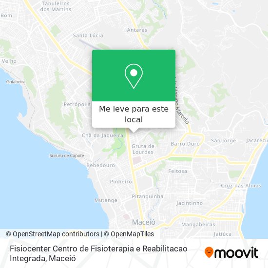Fisiocenter Centro de Fisioterapia e Reabilitacao Integrada mapa