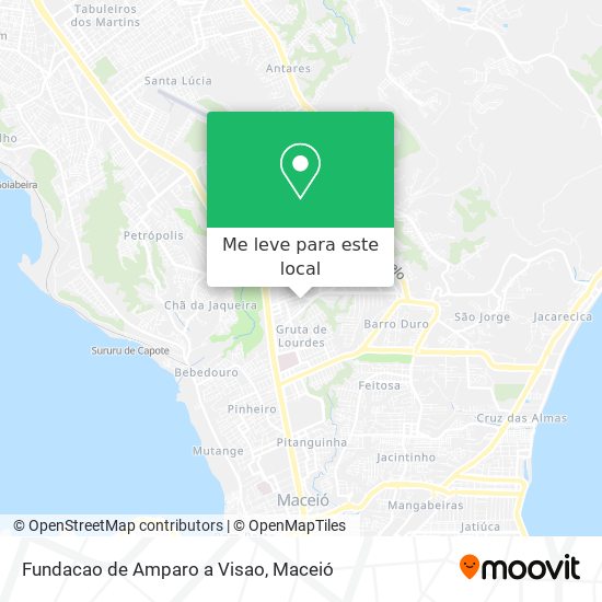 Fundacao de Amparo a Visao mapa