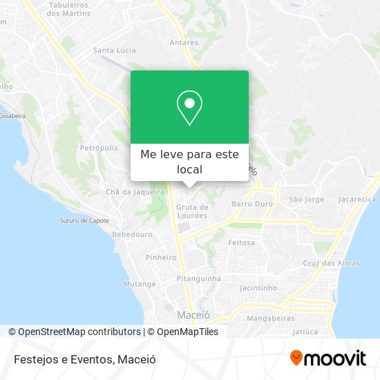 Festejos e Eventos mapa