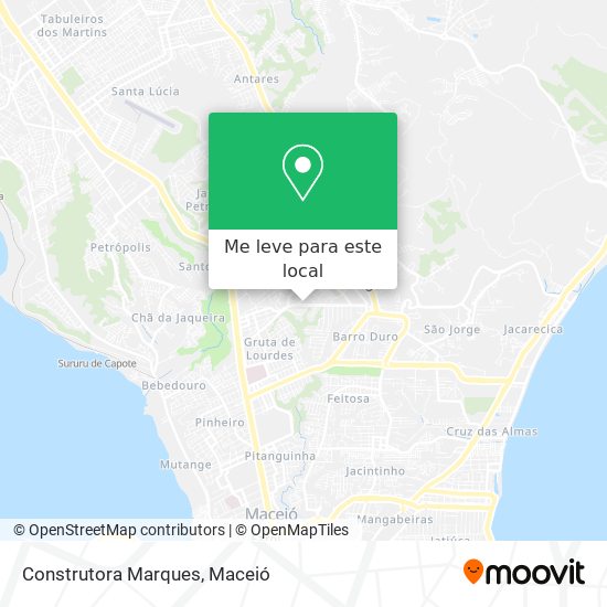 Construtora Marques mapa
