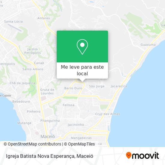 Igreja Batista Nova Esperança mapa