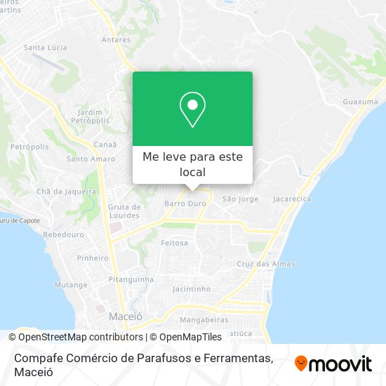 Compafe Comércio de Parafusos e Ferramentas mapa