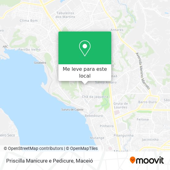 Priscilla Manicure e Pedicure mapa